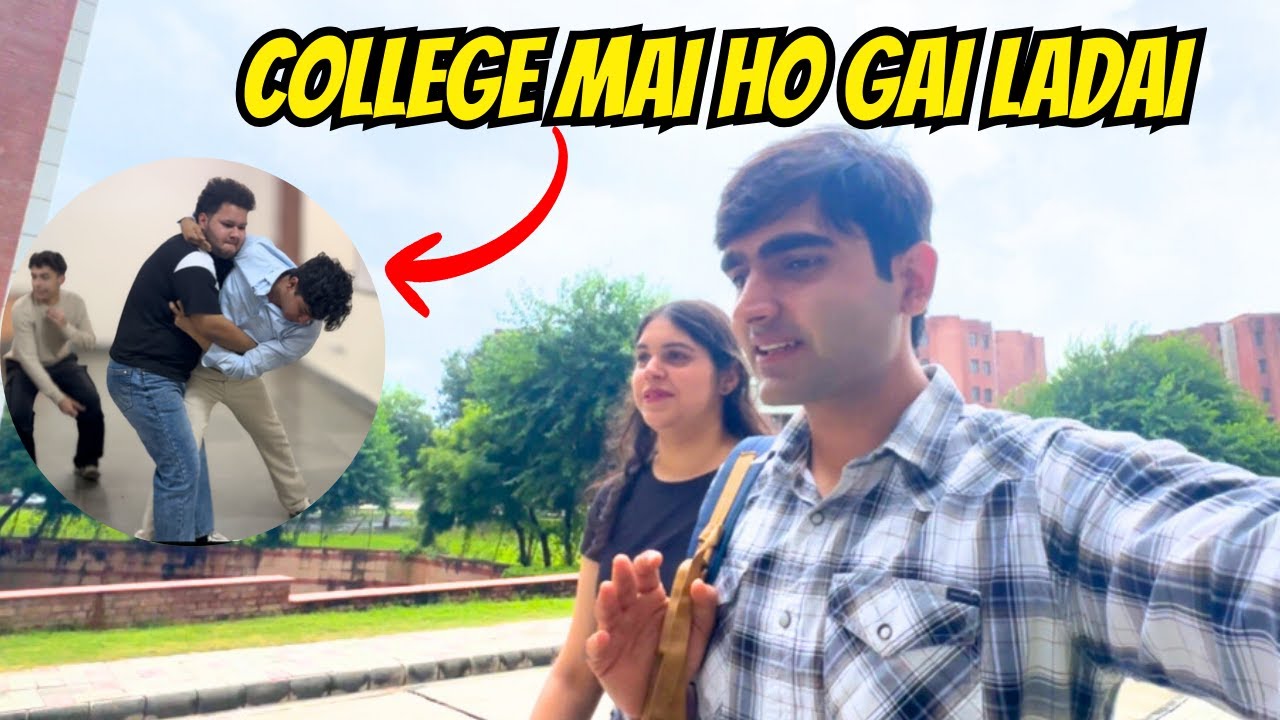 COLLEGE MAI HO GAI LADAI 😡 | AMITY UNIVERSITY GURGAON 