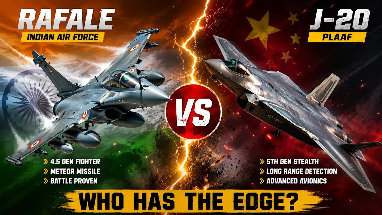 IAF vs Chinese Air Force 2026: Rafale vs J-20 &mdash; Who Really Has the Edge? 🔥