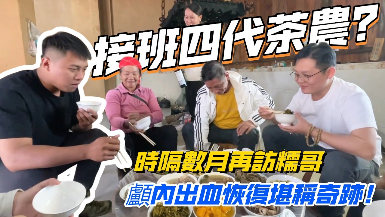 時隔數月再訪糯哥！顱內出血恢復堪稱奇跡！兒子接班四代茶農？购茶请加微信/赖line：HDLG001#普洱茶#古树茶#老班章#古树茶#茶#茶叶#茶葉#古樹茶 #普洱茶wechat #tea