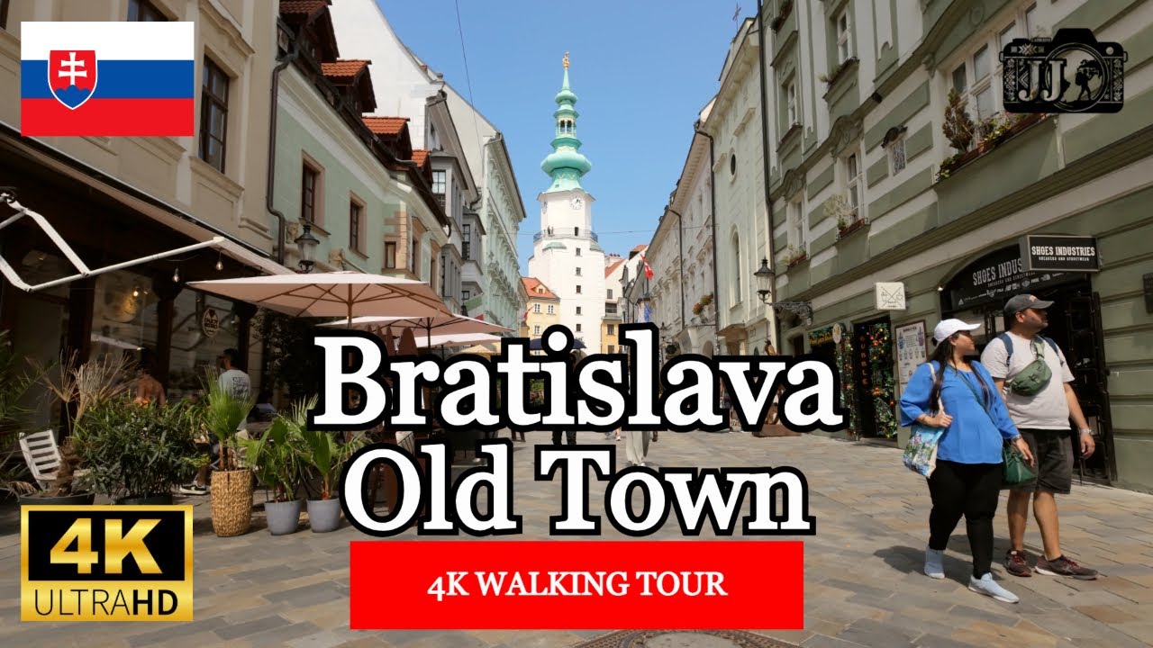 Bratislava Old Town, Slovakia 🇸🇰 Summer Walking Tour 2025 【4K 60FPS】