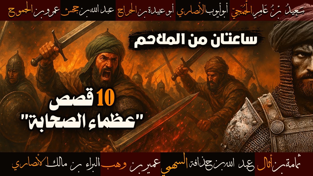 10 قصص خالدة لعظماء الصحابة | قصة إسلامهم وبطولات غيرت مجرى التاريخ!!