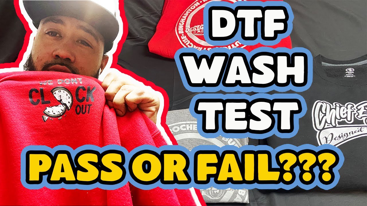 DTF Transfer WASH TEST | Pass Or Fail