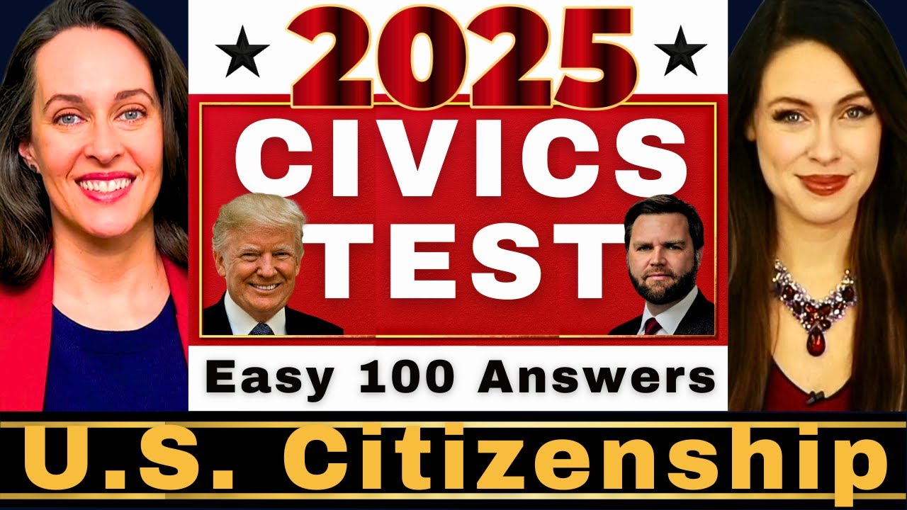 2025 Random 100 USCIS Official Civics Test Questions & Answers, U.S. Citizenship (One Easy Answer)