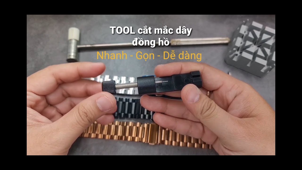 Tool cắt mắt dây đồng hồ | Tự thay dây đồng hồ cho mình.