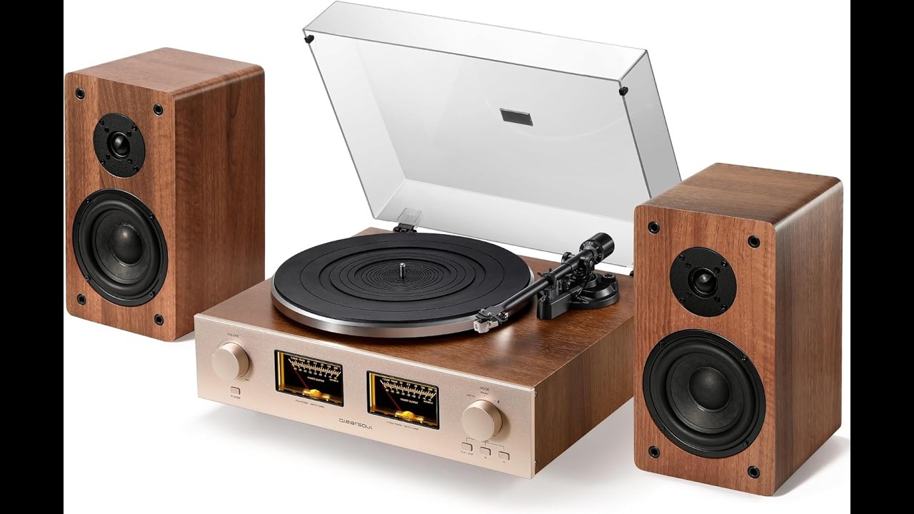 Review: HiFire X Vinyl Record Player – 100W HiFi Speakers & VU Meter