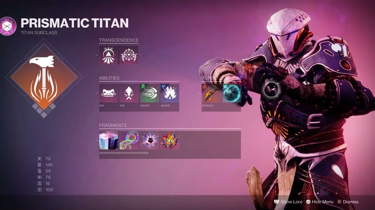 New Prismatic Pve Build & Fashion for Titan with Wormgod Caress (Destiny 2)