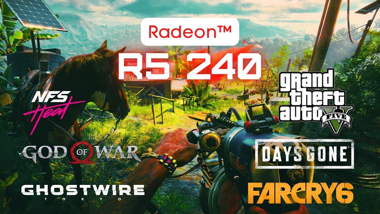 RADEON R5 240 IN 6 MOST DEMANDING AND POPULAR GAMES - CAN IT SURVIVE IN 2022??