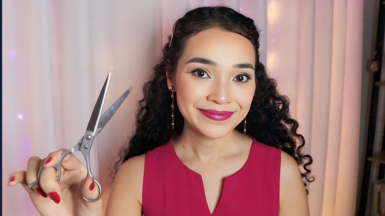 ASMR Corte de Cabelo, Hidratação e finalização