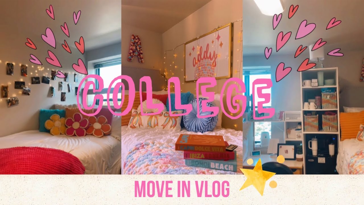 COLLEGE MOVE IN VLOG || Virginia Tech + Freshman Year dorm