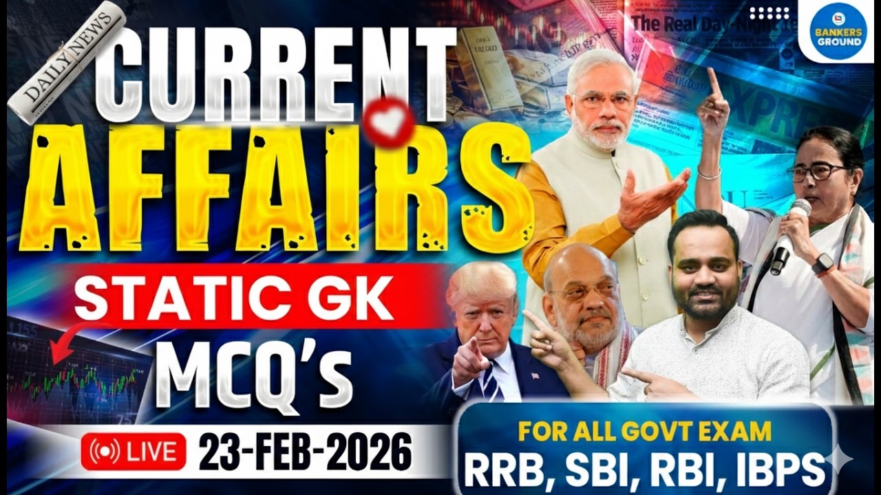 Daily Current Affairs 2026 | 23 Feb 2026 | Financial Awareness & RBI Circulars #currentaffairs