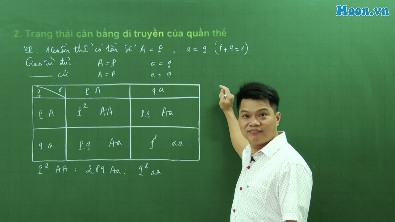Bài 14-SH12: Cấu trúc di truyền của quần thể (P2)