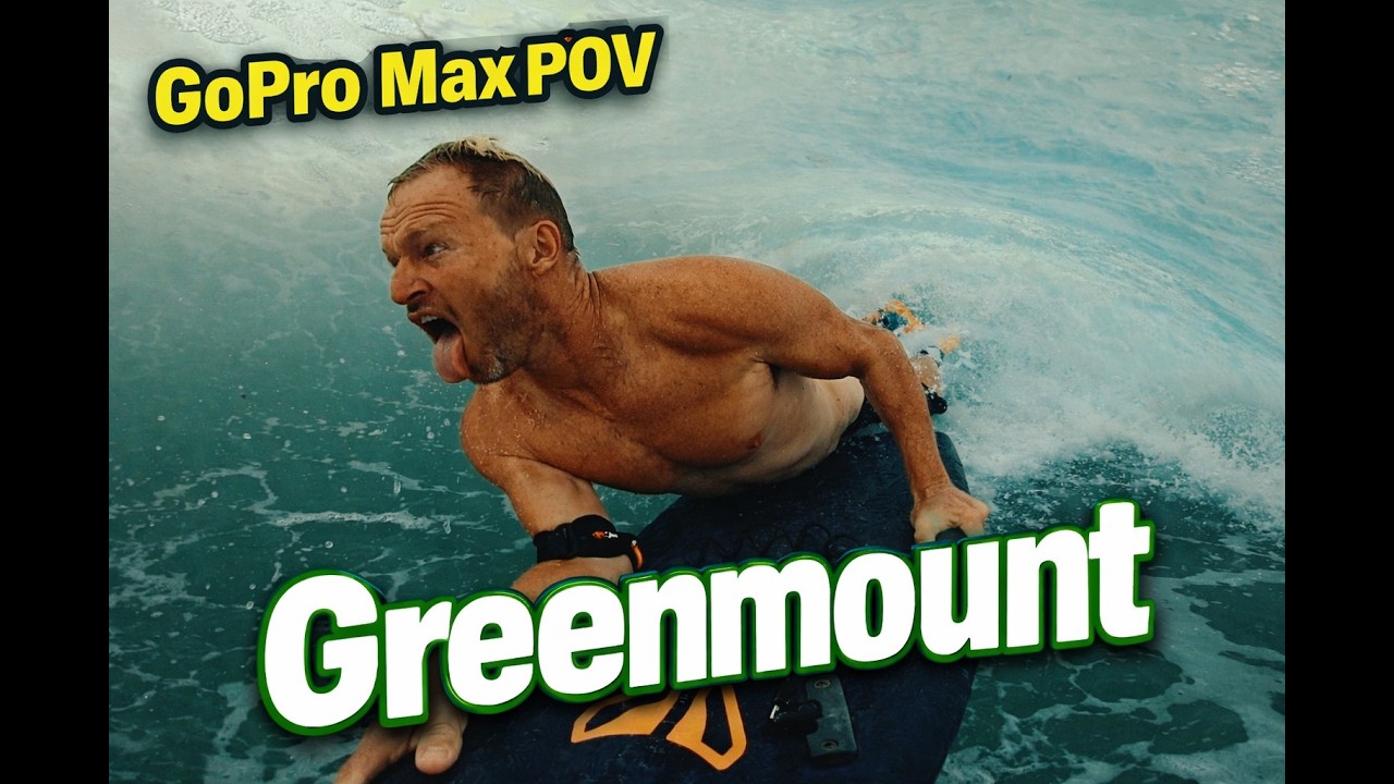 GoPro Max POV at Greenmount Beach in Queensland Australia.