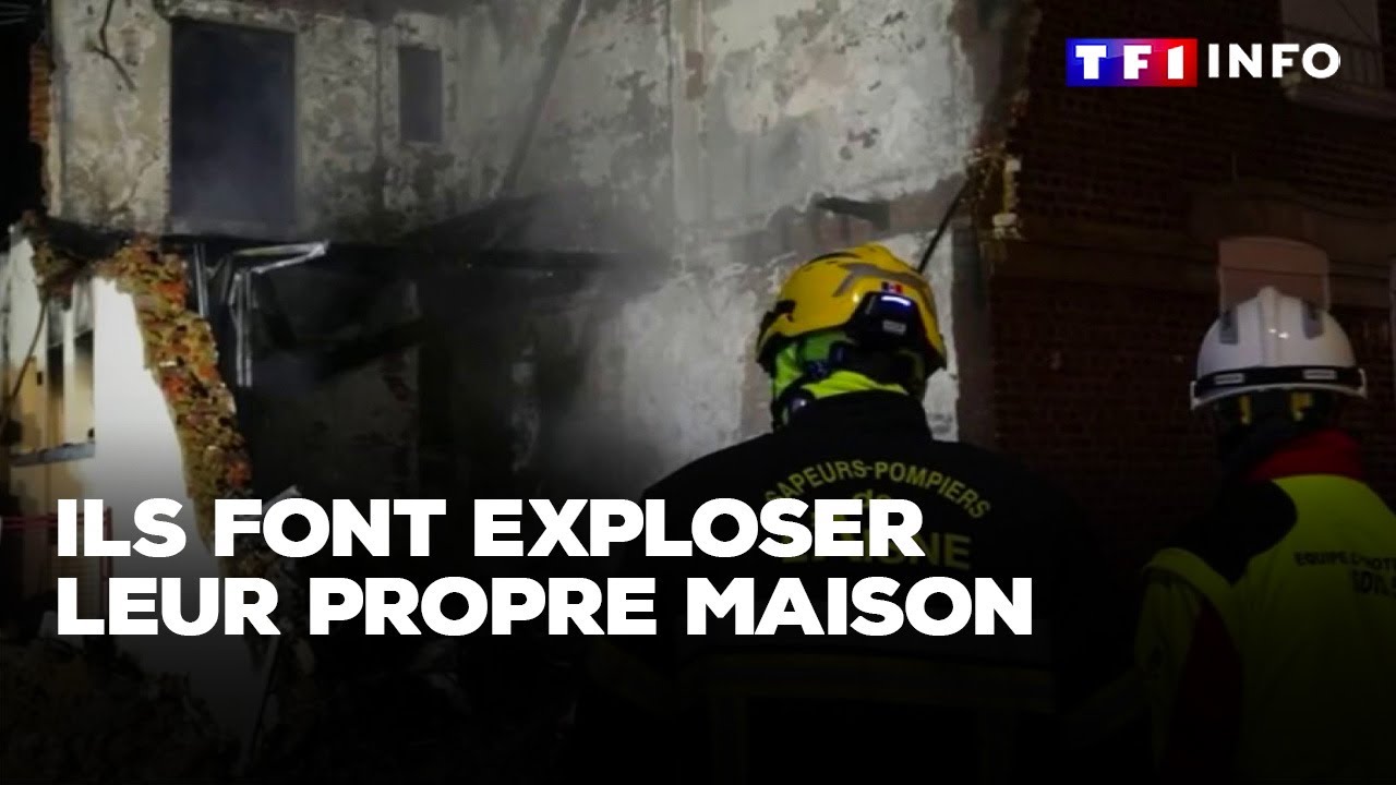 Ils font exploser leur propre maison｜TF1 INFO