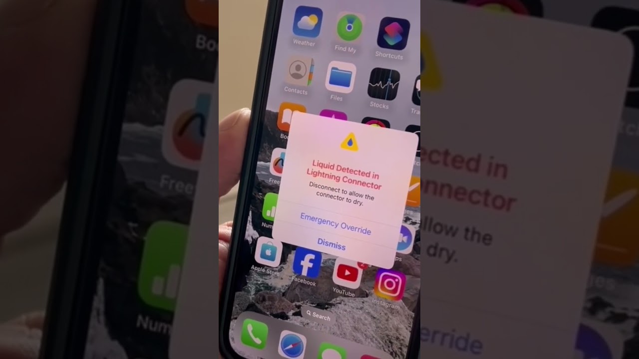 iPhone 13 pro max not charging liquid detected 😪what to do now ?