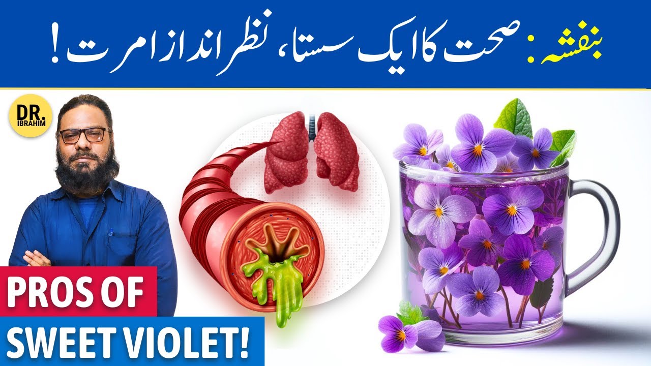 Banafsha Ke Fayde/Istemal | Sweet Violet Tea Benefits | Dr. Ibrahim