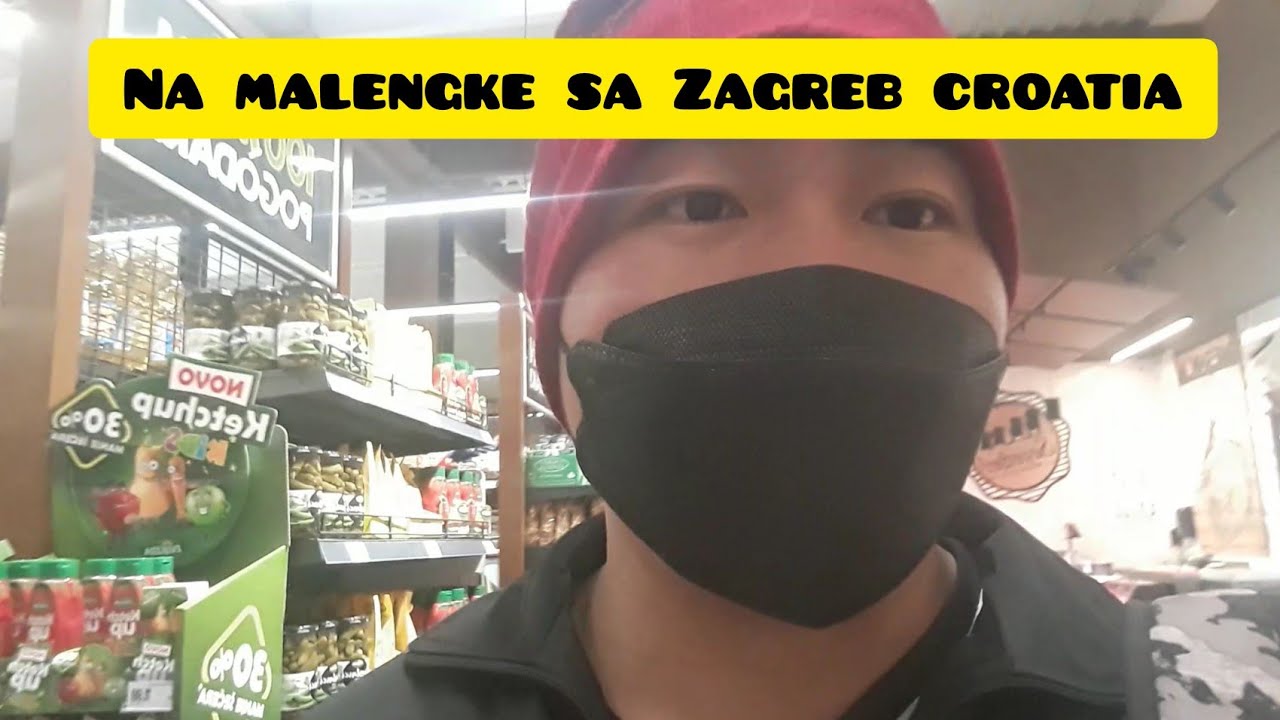 Vlog no.2 Zagreb croatia Namalengke sa labas bumili ng bigas/Pilipino in croatia Europe
