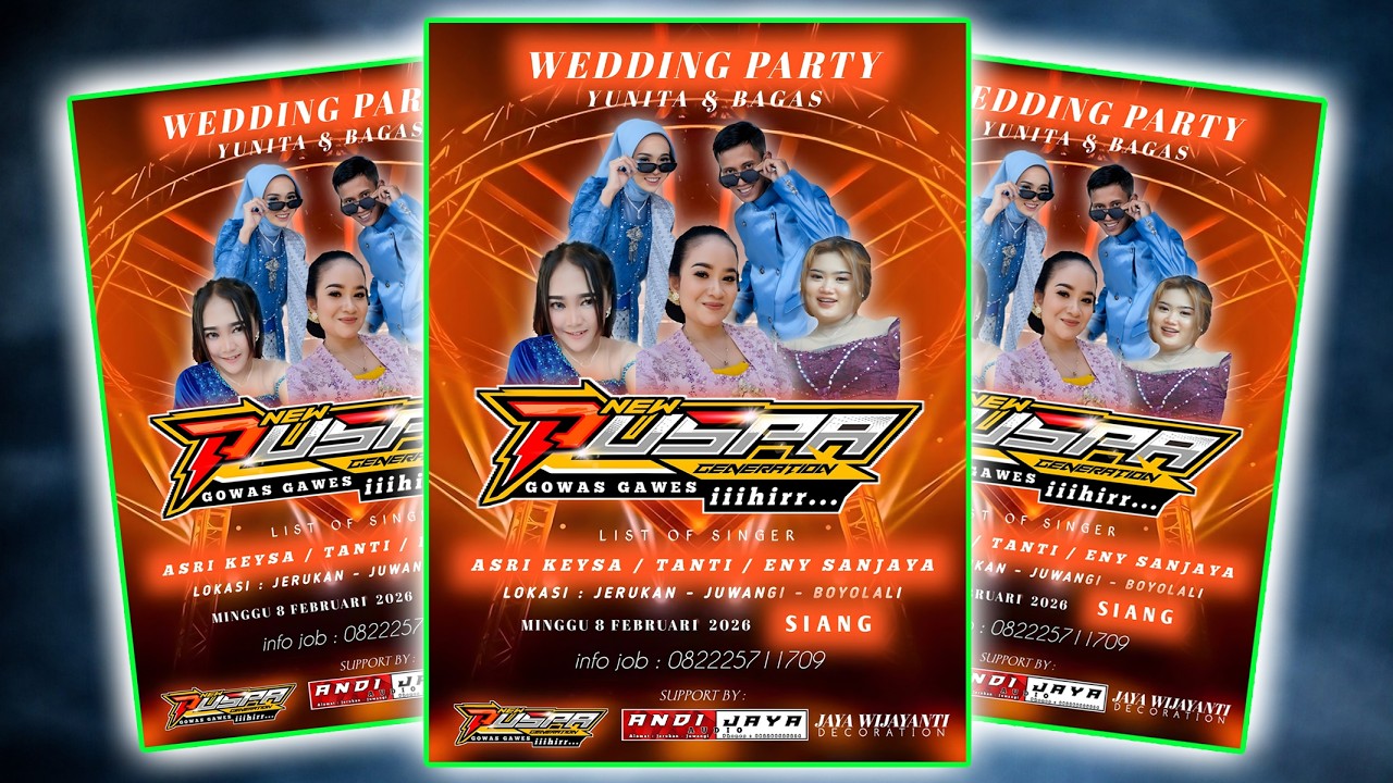 🔴#live NEW PUSPA  //  WEDDING YUNITA & BAGAS // JERUKAN 08/02/26 // WIDJAYA // ANDI JAYA AUDIO