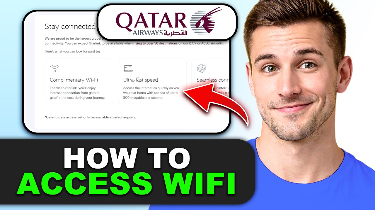 Как получить доступ к Wi-Fi на рейсах Qatar Airways в 2026 году