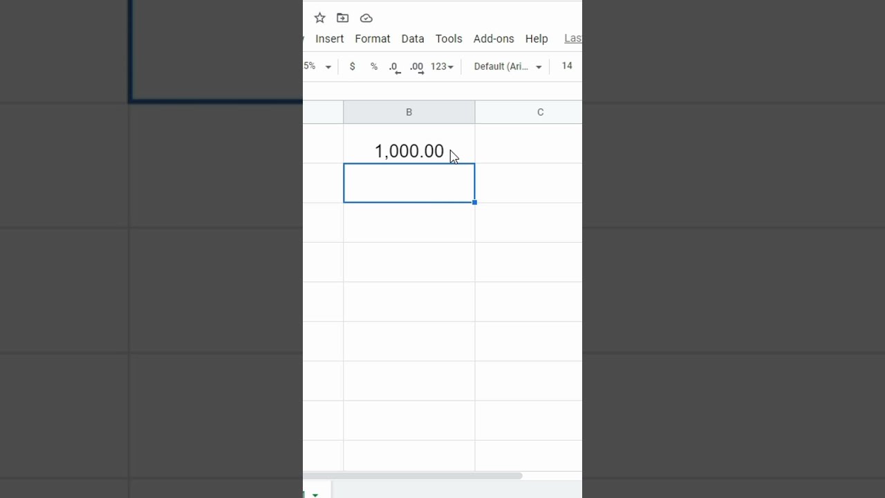Remove Zeros after decimal point in Google Sheets