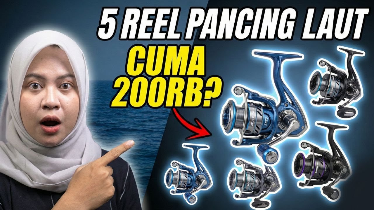 Spesialis Air Asin! 5 Rekomendasi Reel Pancing Laut Murah & Awet