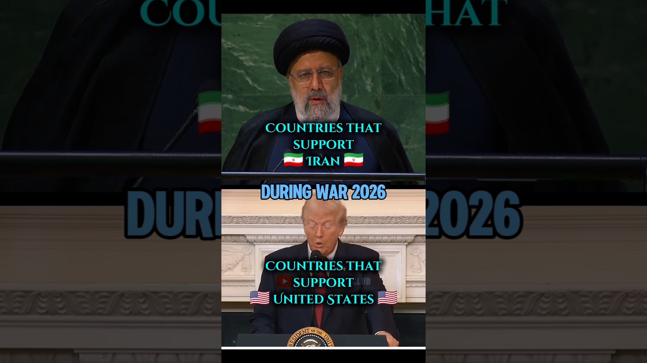 Countries that support Iran 🇮🇷 vs USA 🇺🇸 during war 2026 #iran #geopolitics #shortsfeed #shorts