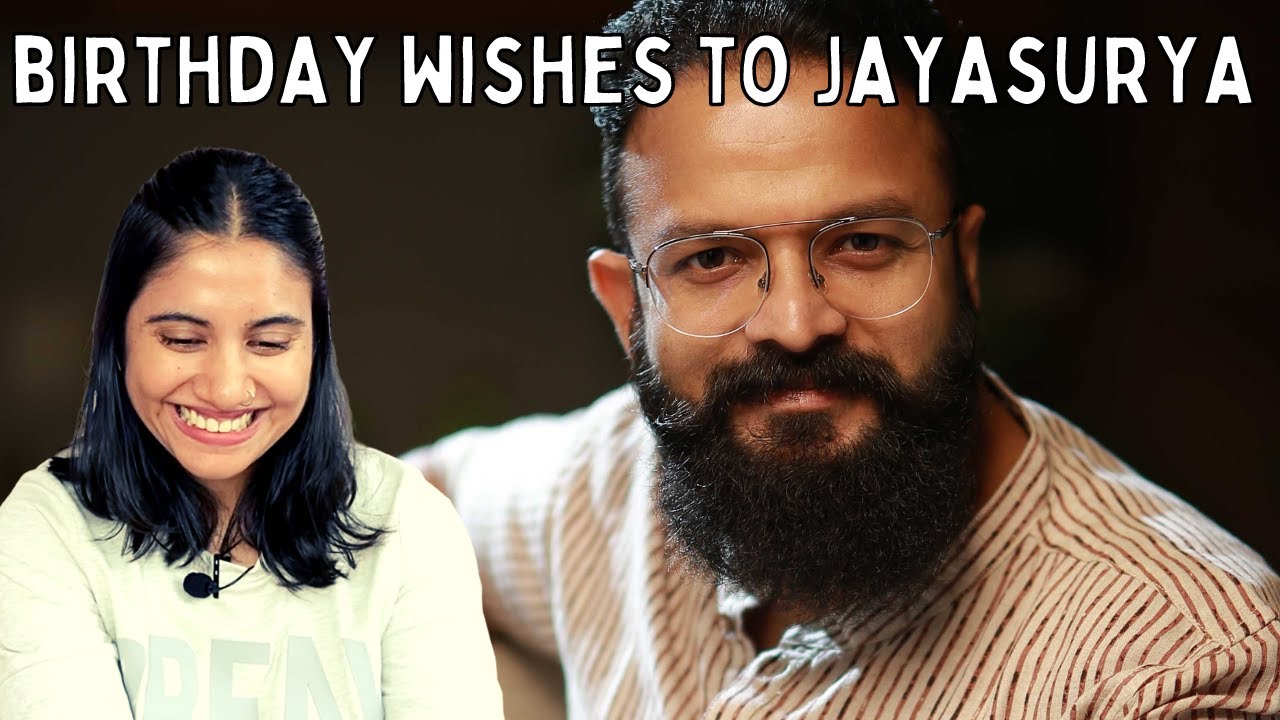 Jayasurya birthday special mashup REACTION | Edited by Linto Kurian and RKR Cutz | Ashmita Reacts