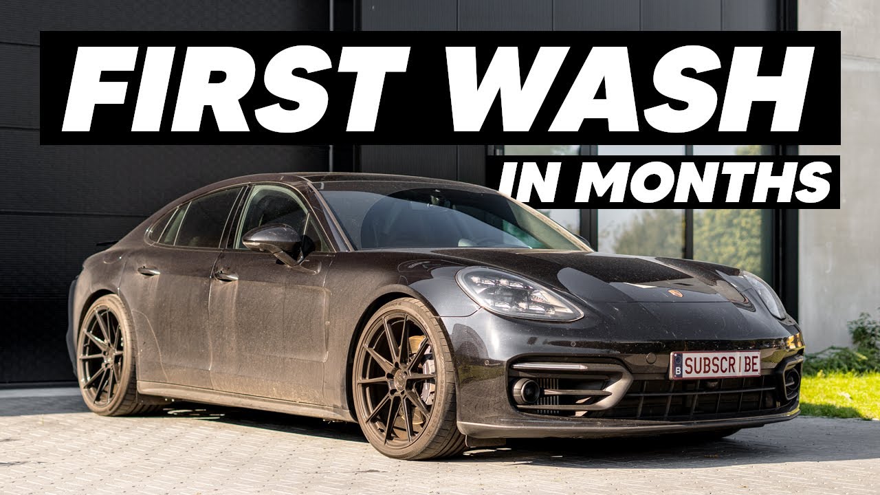 Dirty Porsche Panamera First Wash in Months -  Auto Detailing