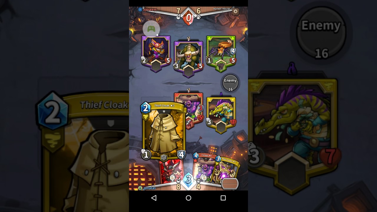 [Gameplay] Card Monsters (Android): Ladder Rank 9