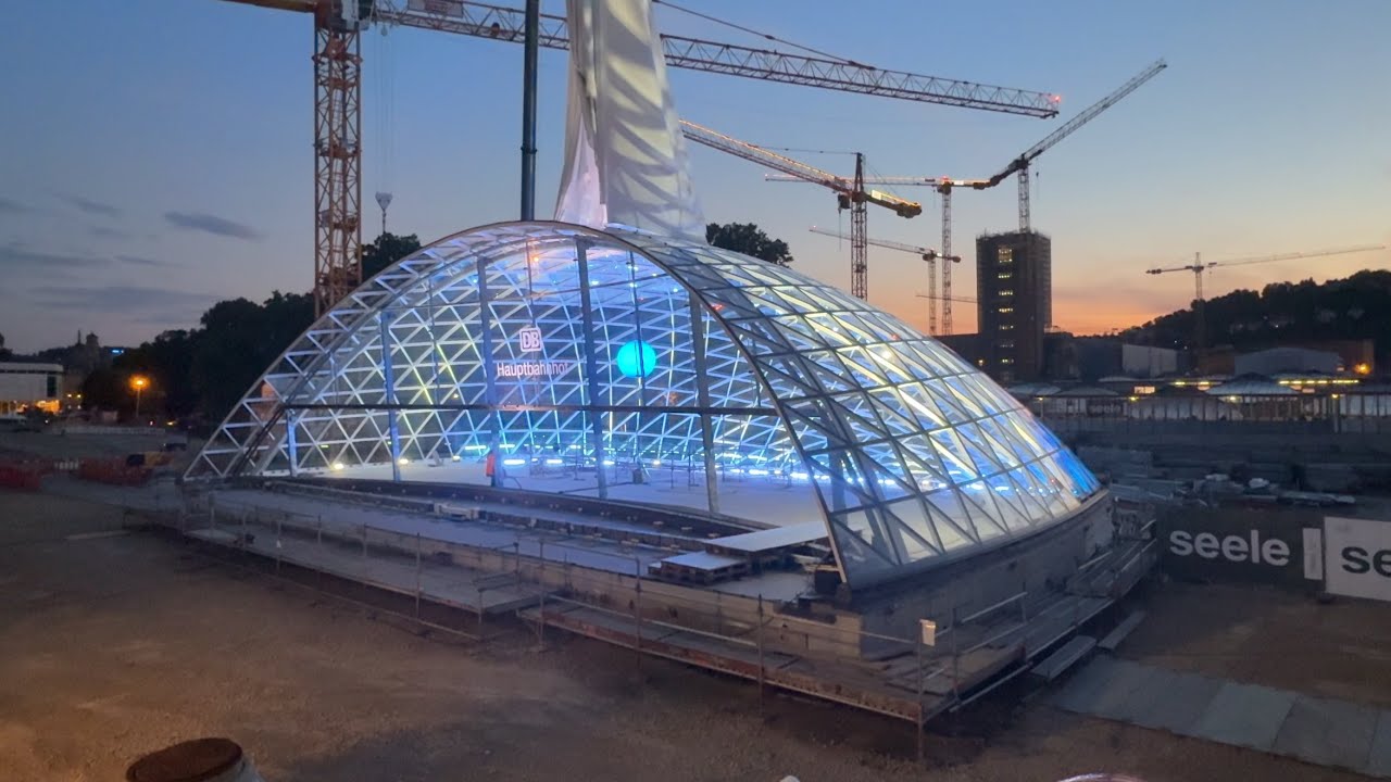 Erstes Eingangsportal zum Hbf Stuttgart | 10. Juli 2025 | #s21