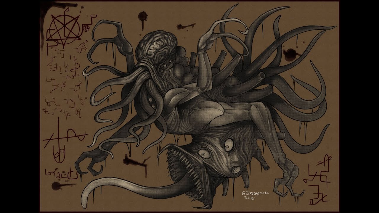 Old One - Horror Timelapse Drawing