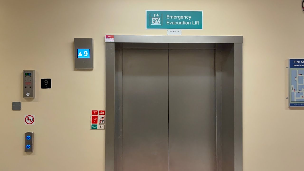 16 Floors! | FAST 80s OTIS Lexan (Replaced by ThyssenKrupp) in the Belfast City Hospital Tower Block
