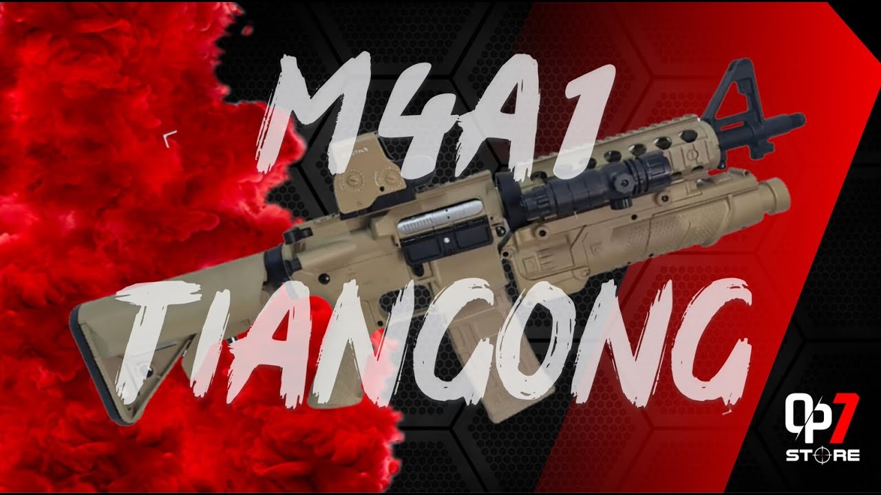 🔥Review Réplica de Hidrogel / Gel Blaster M4A1 TIANGONG (M4FULL)🔫⚙️🇵🇪