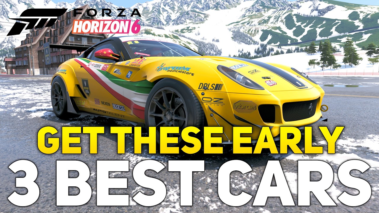 Forza Horizon 6 - 3 машины, которые ОБЯЗАТЕЛЬНО нужно получить в начале игры (лучшие машины)