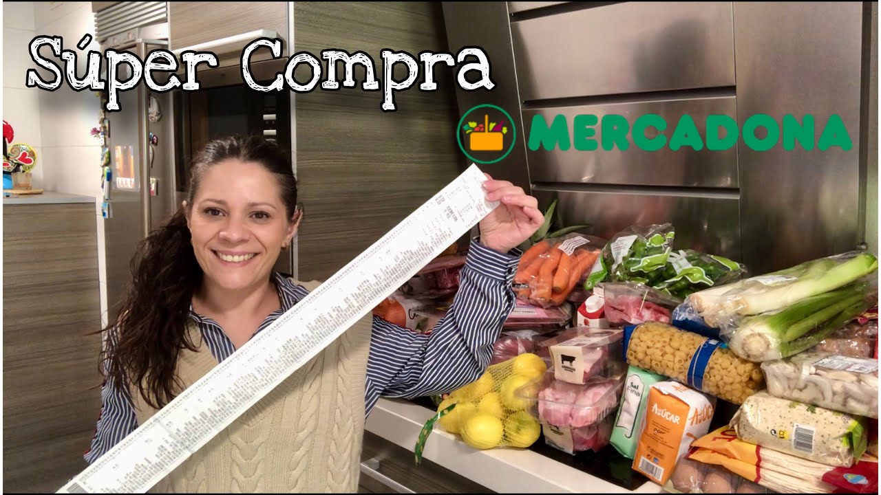 🛒Súper Compra MERCADONA🛒 // Con Precios // Compra Familia Numerosa