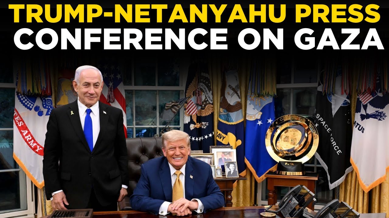 TRUMP-NETANYAHU PRESSER LIVE | US President & Israeli PM Unveil New Middle East Peace Plan