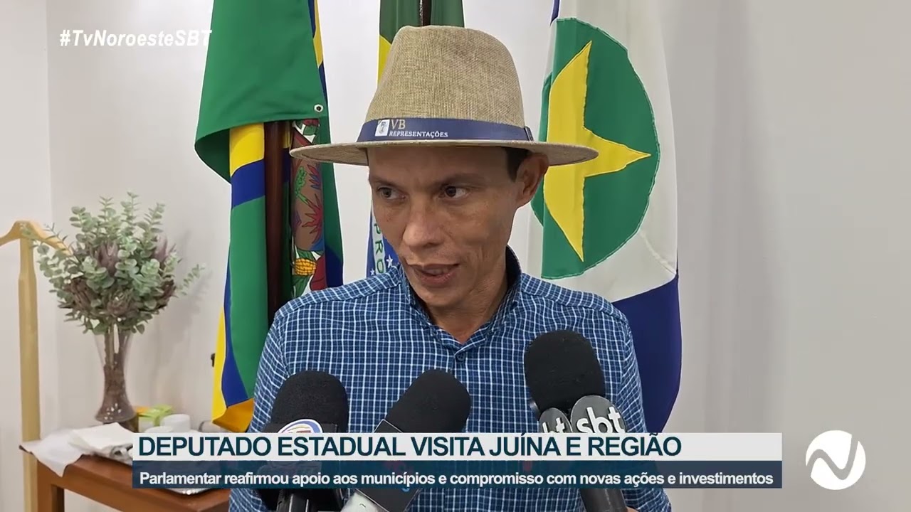 DEPUTADO ESTADUAL VISITA JUÍNA E REGIÃO