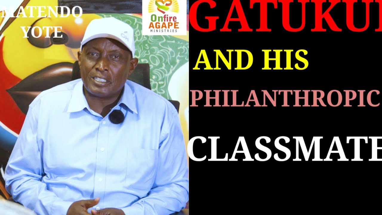 GATUKUI AND HIS PHILANTHROPIC  FRIEND, JAMES GITUNDU, OF AFROSAYARIS, STUDIES TOGETHER IN NAIROBI. 
