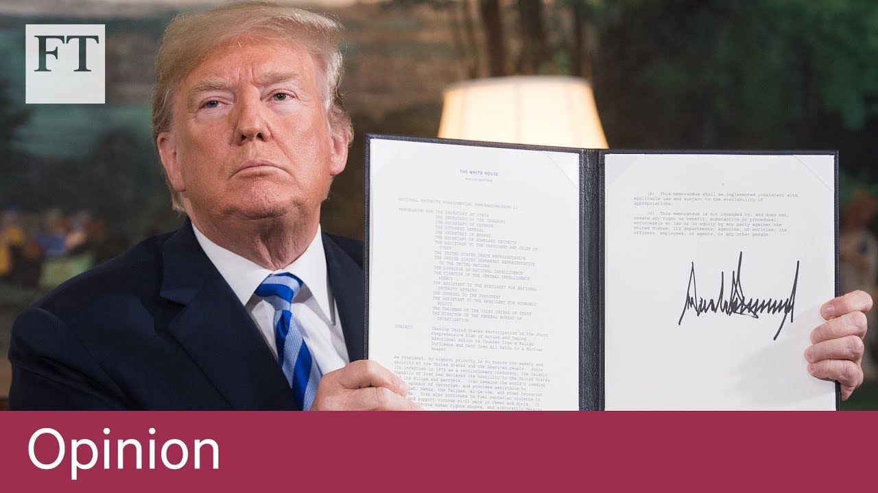 Iran pullout 'biggest transatlantic rupture since Cold war'