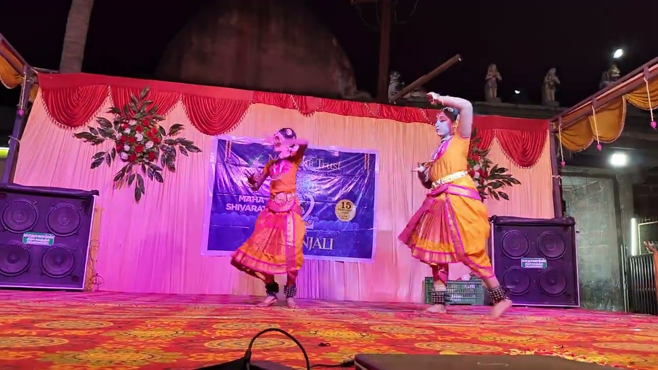 Bharatanatyam dance by shraddha in Tamil Nadu for Shivratri 🙏✨
