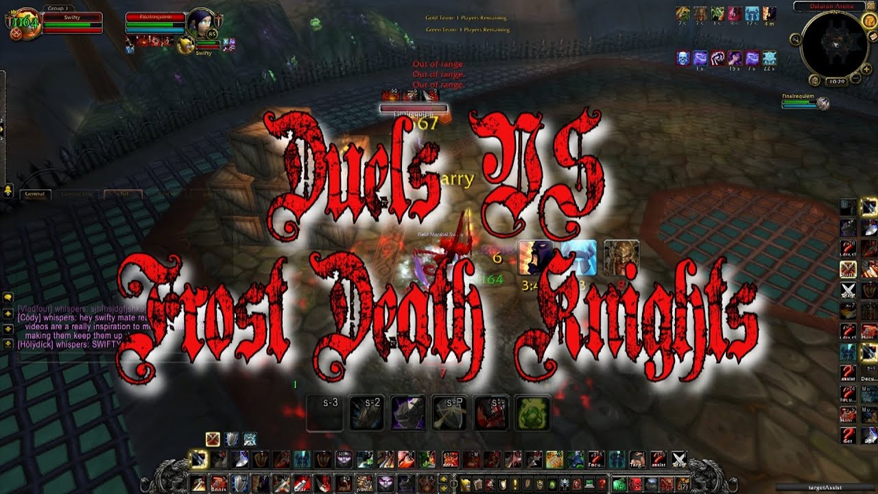 World of Warcraft Swifty Duels Vs Frost Death Knights (WoW Gameplay / Commentary)