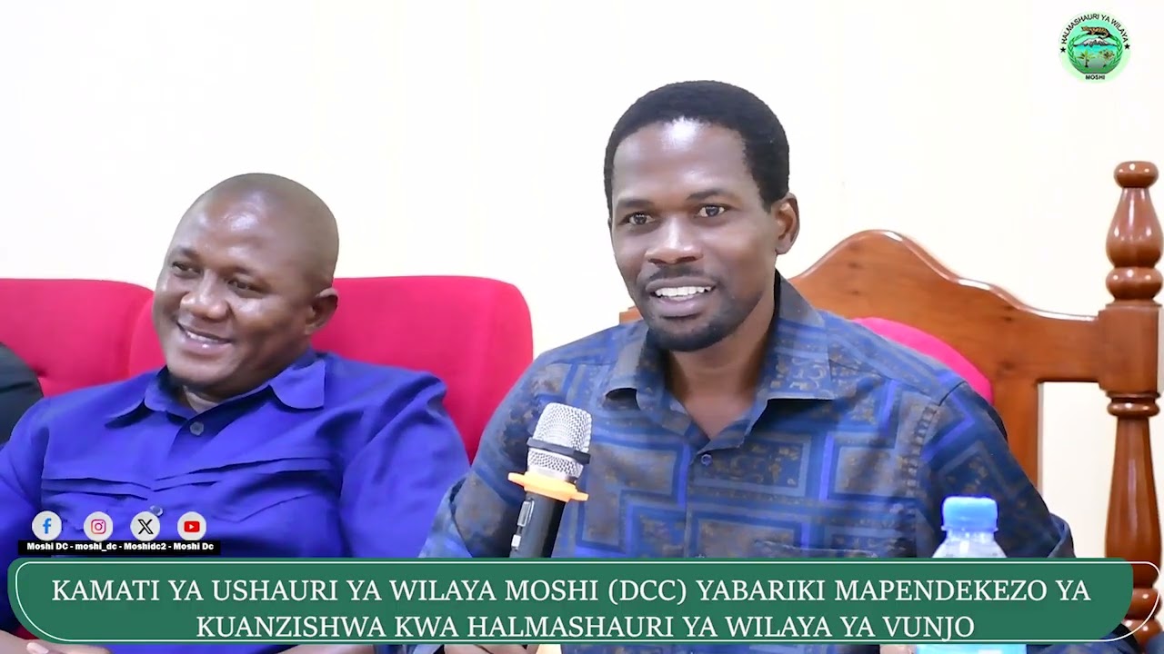 DCC MOSHI YABARIKI KUANZISHWA KWA HALMASHAURI YA WILAYA YA VUNJO