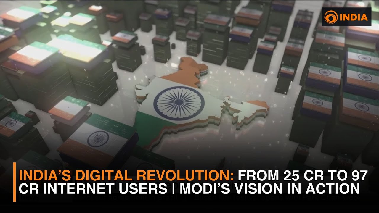 India&rsquo;s Digital Revolution: From 25 Cr to 97 Cr Internet Users | Modi&rsquo;s Vision in Action