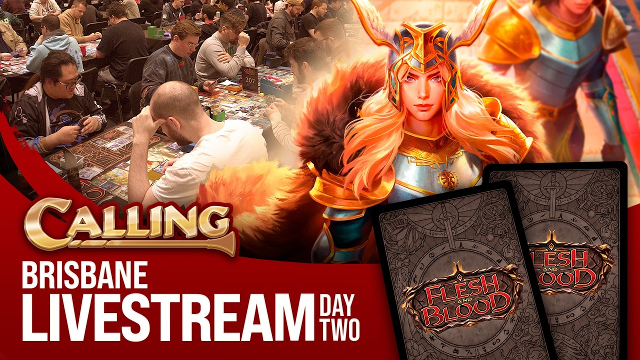 🔴 Day 2 & Top 8 Calling Brisbane | Flesh and Blood #fabtcg