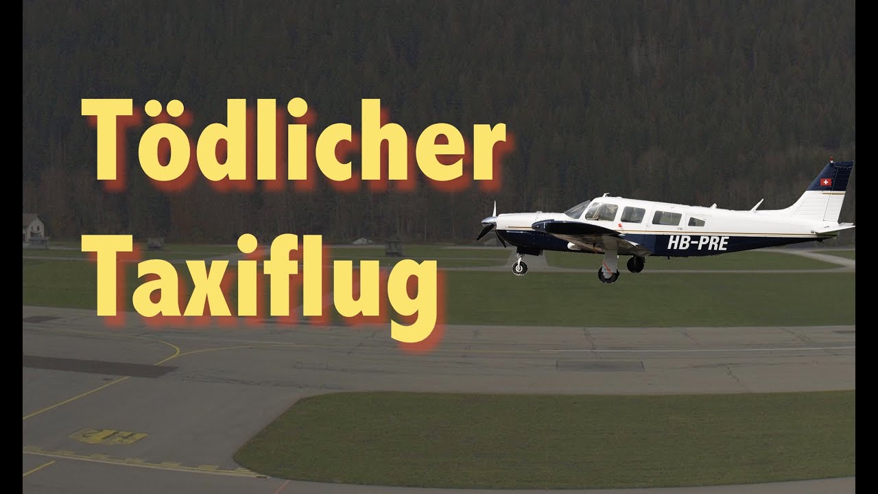 Tödlicher Taxiflug