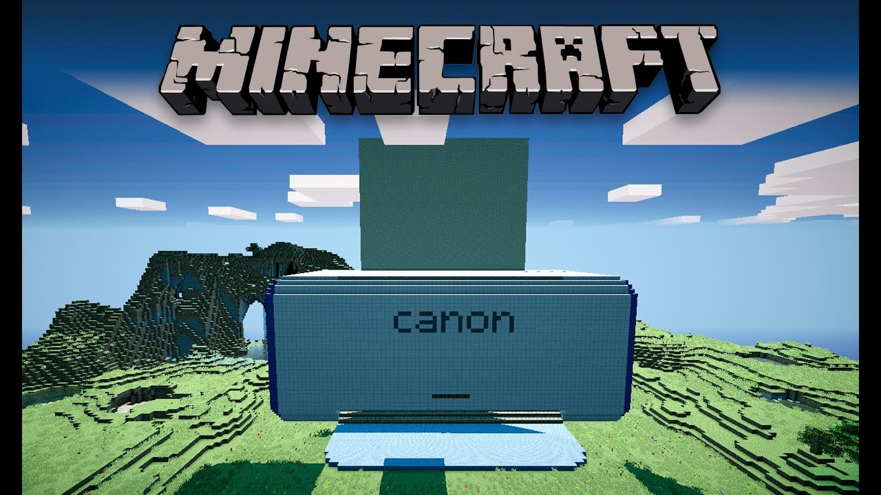 Самый мощный принтер в Minecraft.