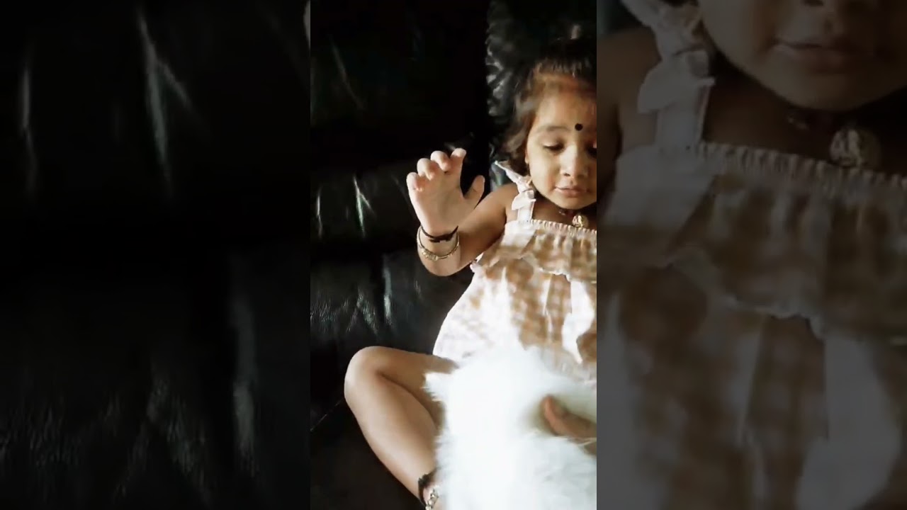 Little Girl and Cute Cat bonding 😍 