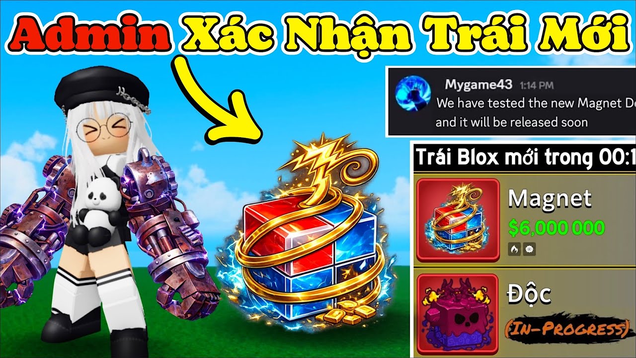 [BloxFruit] Chấn Động ADMIN Ra Mắt Trái Nam Châm Mới Và Sự Kiện Valetine Siu To