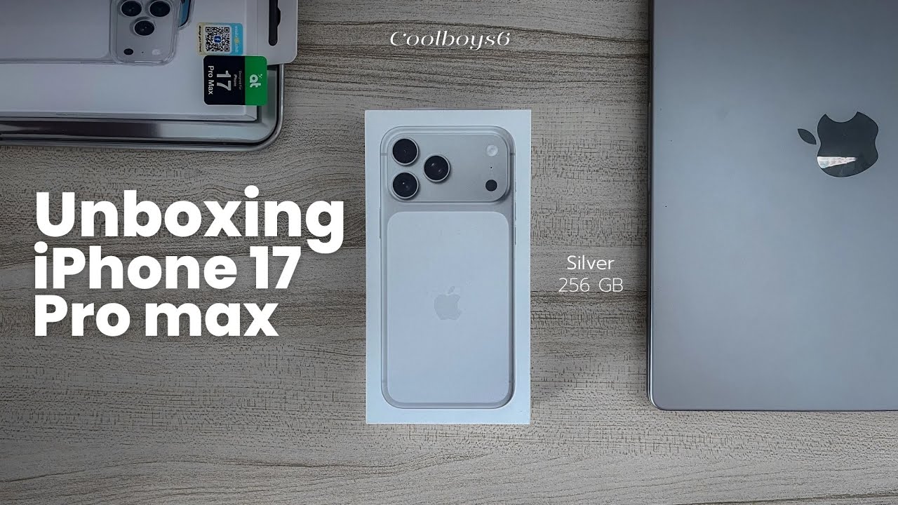 iPhone 17 Pro max Unboxing  | Coolboys6