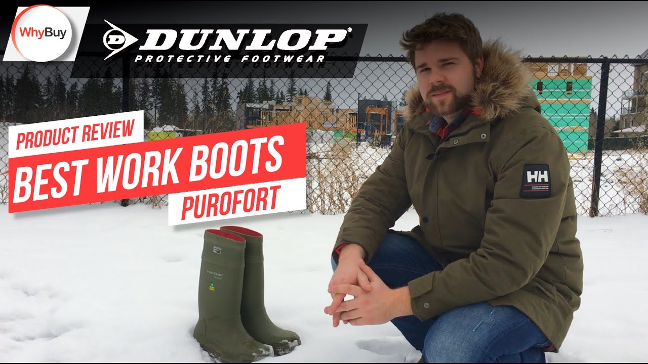 Резиновые сапоги Dunlop Purofort CSA &mdash; удобные, теплые, со стальным носком и долговечные.