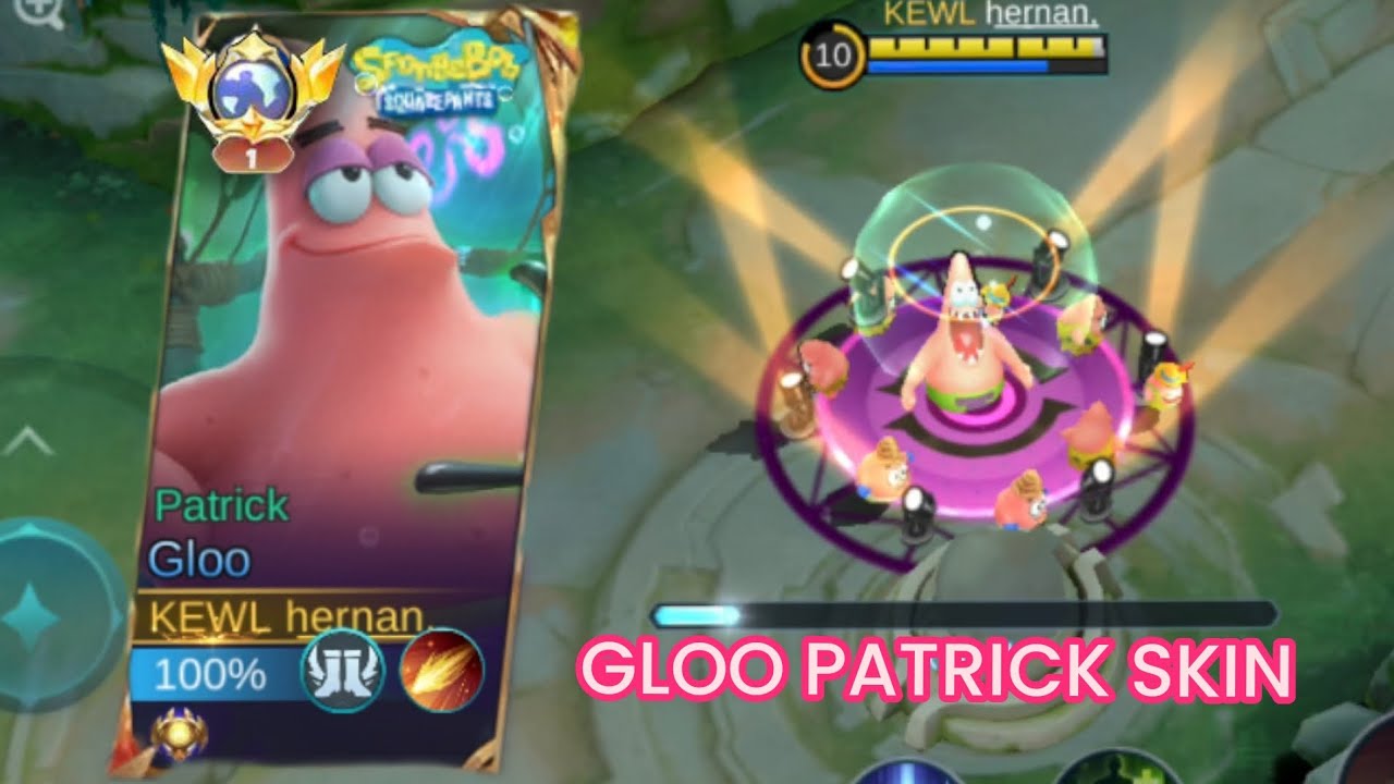 FINALLY!! GLOO PATRICK SKIN IS HERE 🔥 BEST SKIN EVER GAMEPLAY!!‎  